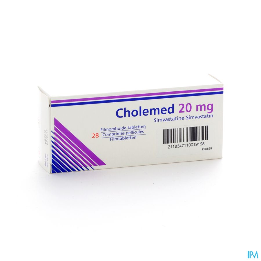Cholemed 20mg Comp Enrob 28 X 20mg Cholemed 20mg Comp Enrob 28 X 20mg