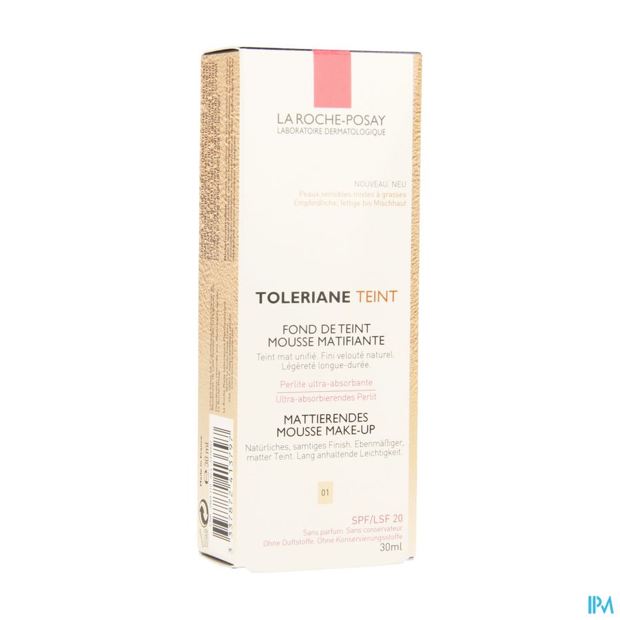 La Roche Posay Toleriane Fdt Mousse 01 30ml La Roche Posay Toleriane Fdt Mousse 01 30ml