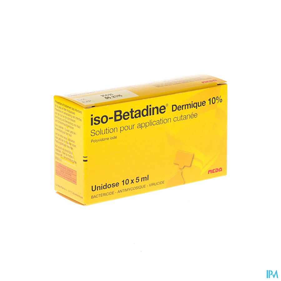 Iso Betadine Derm 10% Unidose Fl 10x5ml 1