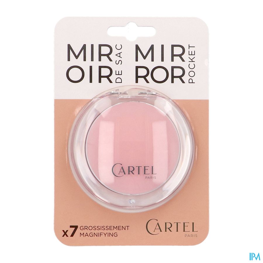 Zakspiegel Rond Rose - 9cm - X7 (azie) Zakspiegel Rond Rose - 9cm - X7 (azie)