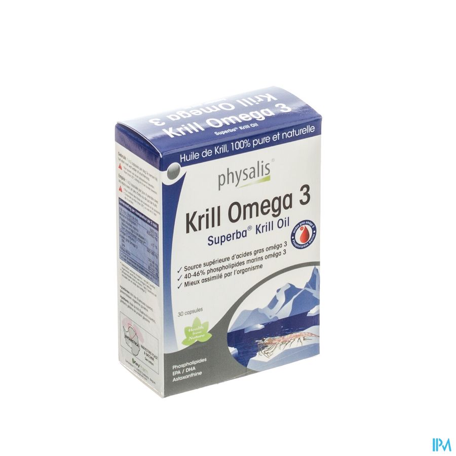 Physalis Krill Omega 3 Caps 30 Physalis Krill Omega 3 Caps 30