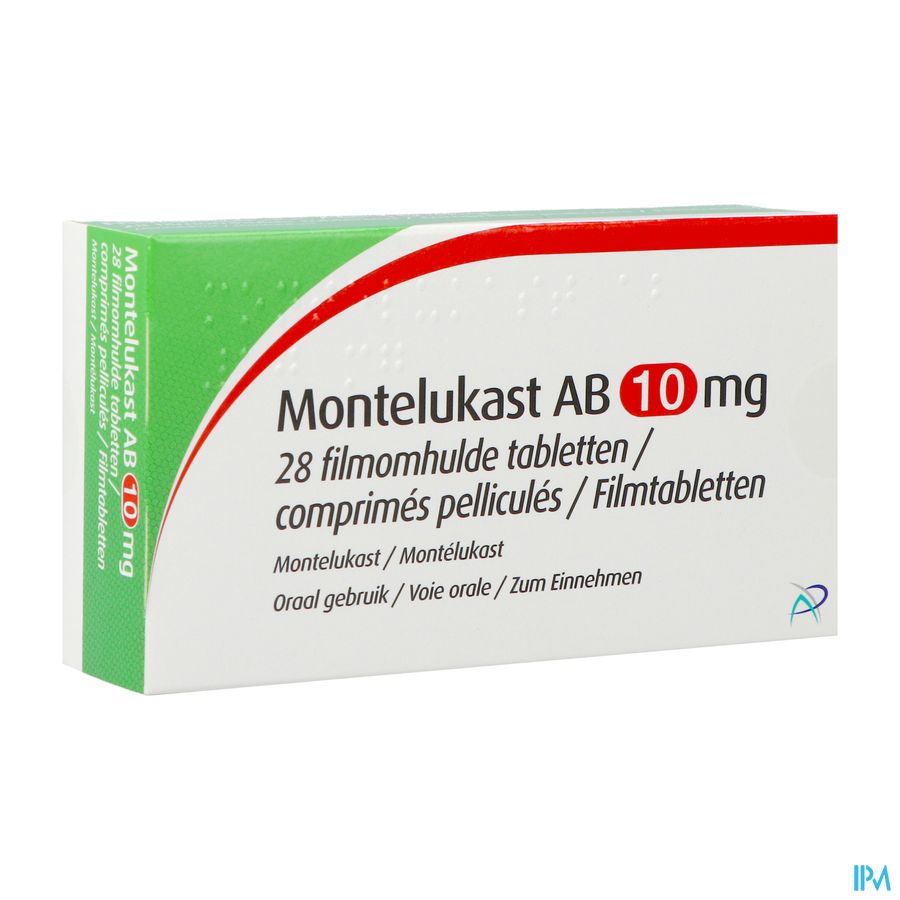 Montelukast Ab 10mg Filmomh Comp 28 Montelukast Ab 10mg Filmomh Comp 28