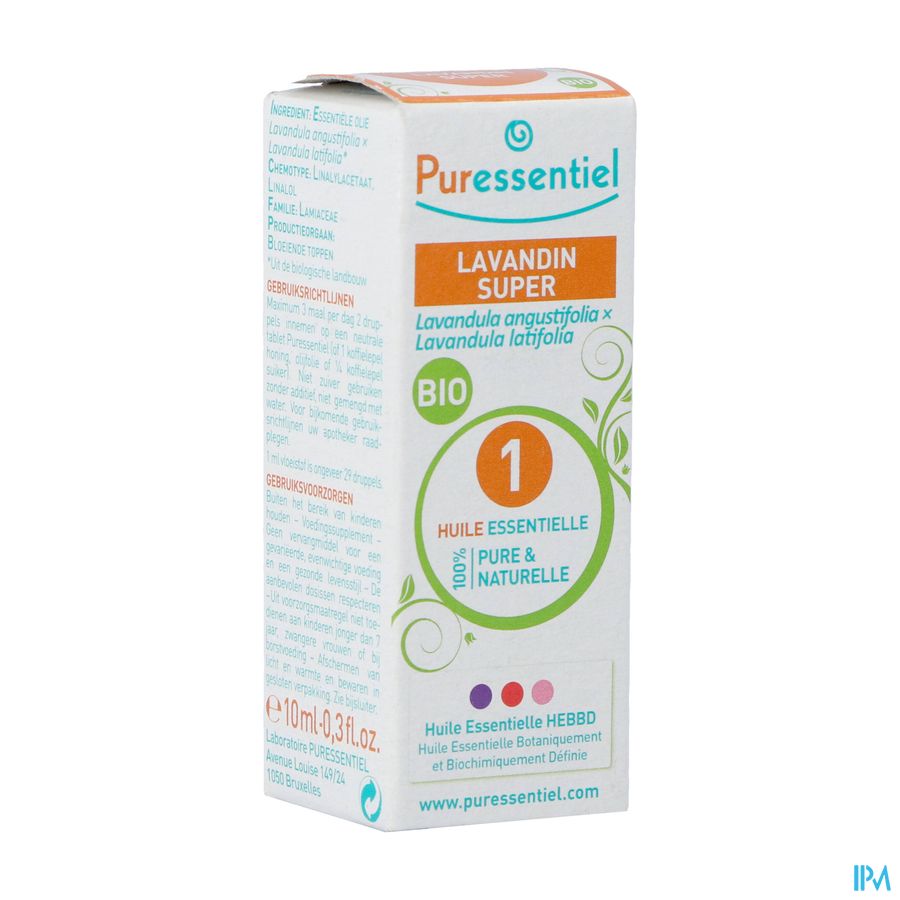 Puressentiel He Lavandin Sup. Bio Exp.10ml Puressentiel He Lavandin Sup. Bio Exp.10ml