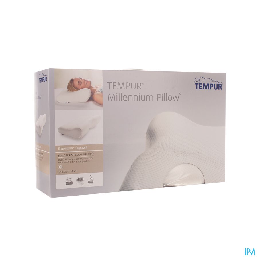 Tempur Millennium Oreiller Xl 54x32x14/8cm
