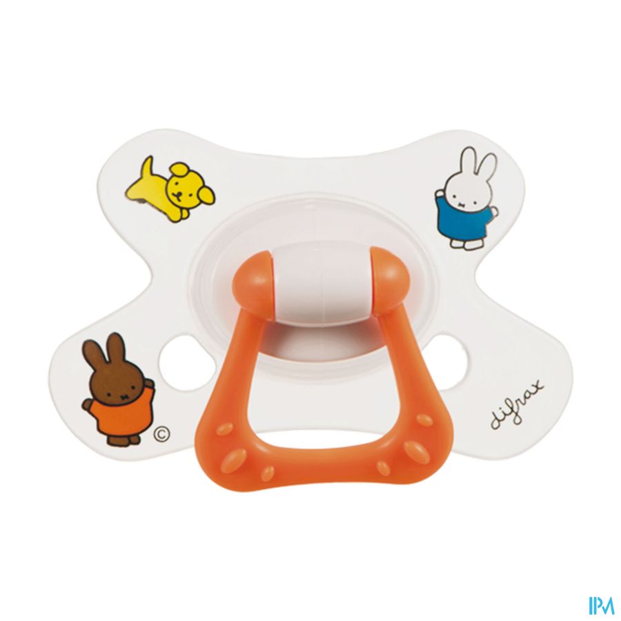 Difrax Sucette Natural 6m+ Miffy 2