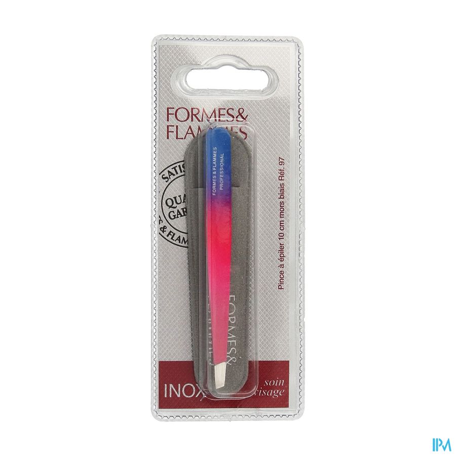 Formes&flammes 97 Pince Epil Carres Inox