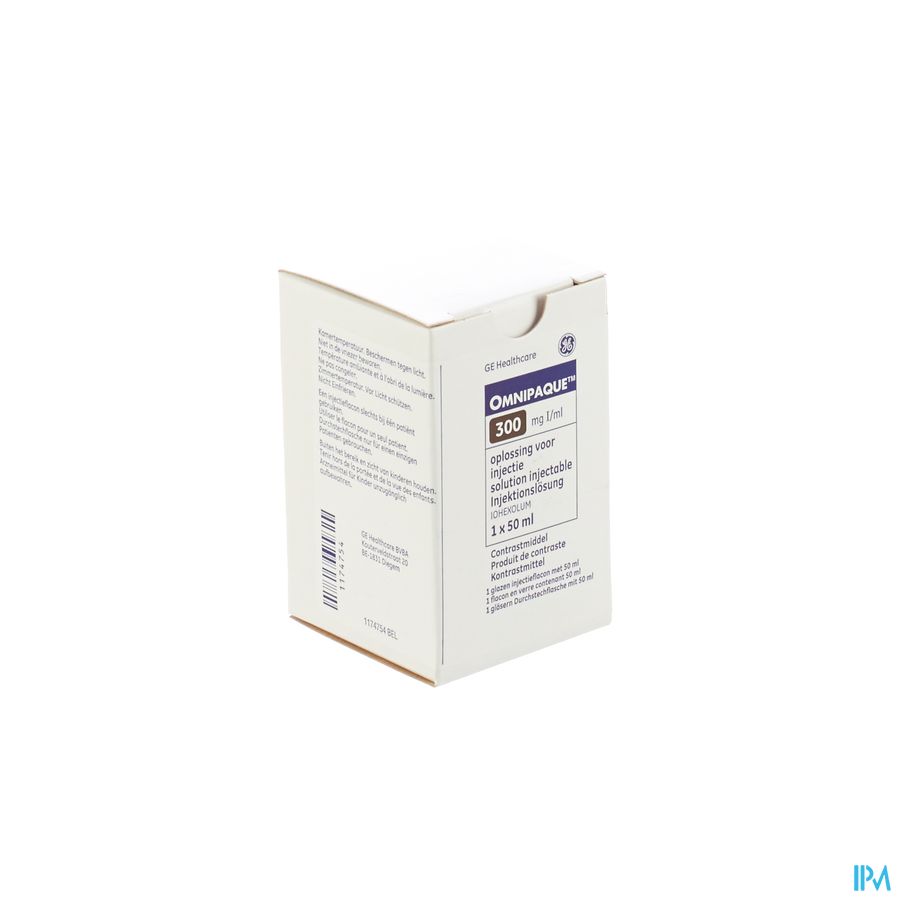 Omnipaque 300 Fl 1x 50ml 300mg I/ml Omnipaque 300 Fl 1x 50ml 300mg I/ml