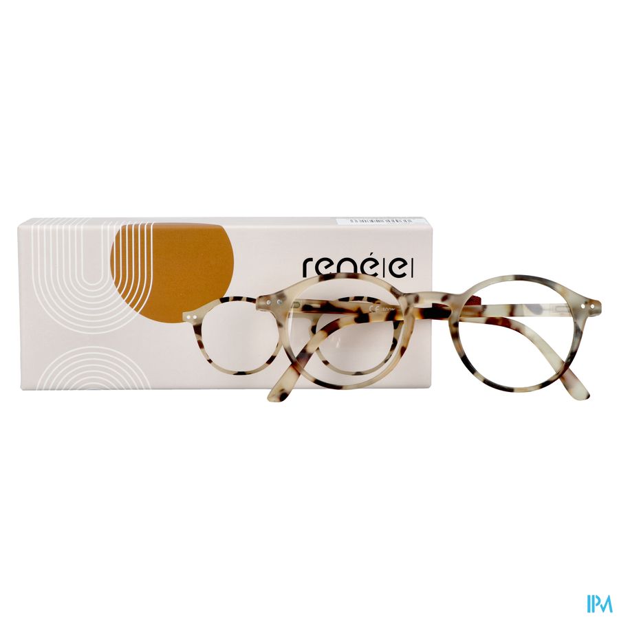 RenÉ(e) Bril Re-y01 Vanilla Latte Tortoise +1,5 4
