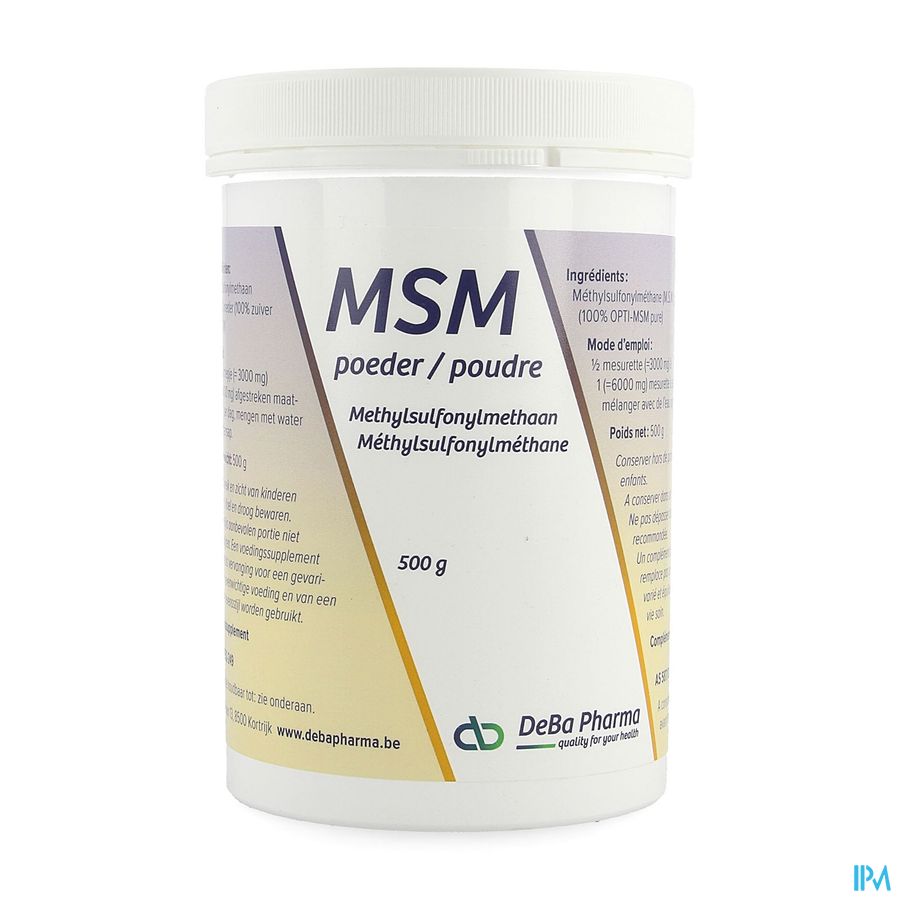 Msm Pdr Soluble/ Oplosb 500g Deba