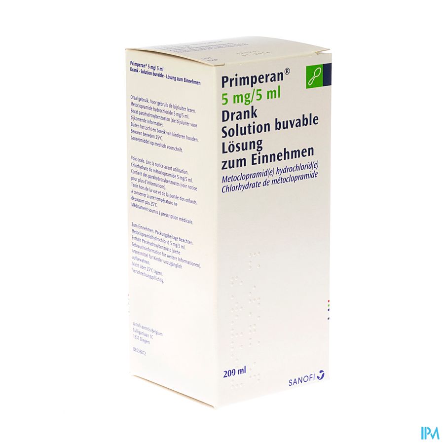 Primperan Sol Or 1x200ml 5mg/5ml Primperan Sol Or 1x200ml 5mg/5ml