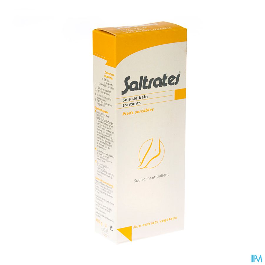 Saltrates Sels Traitants Pieds Sensibles 400g Saltrates Sels Traitants Pieds Sensibles 400g