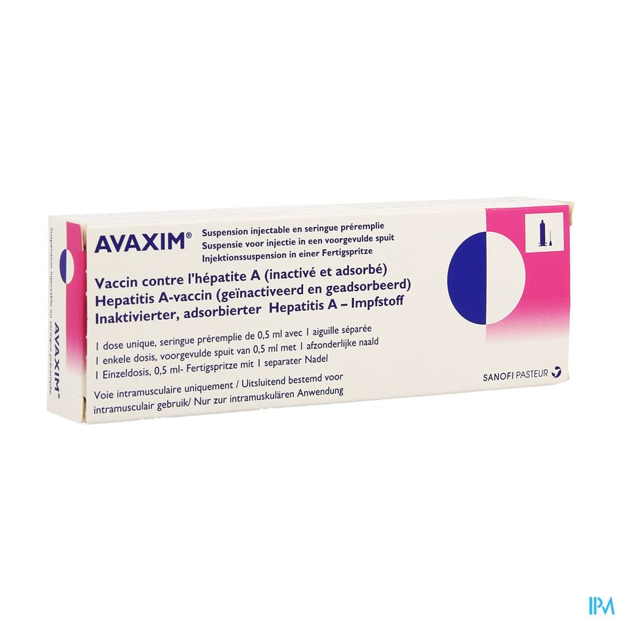Avaxim 160ie Spuit Inj 0,5ml 1 Dosis Avaxim 160ie Spuit Inj 0,5ml 1 Dosis