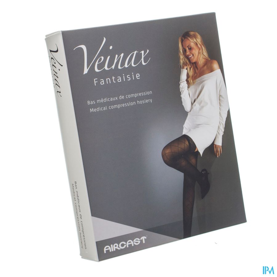 Veinax Hold-ups Klein Diamant 2 Lang Zwart M3 Veinax Hold-ups Klein Diamant 2 Lang Zwart M3