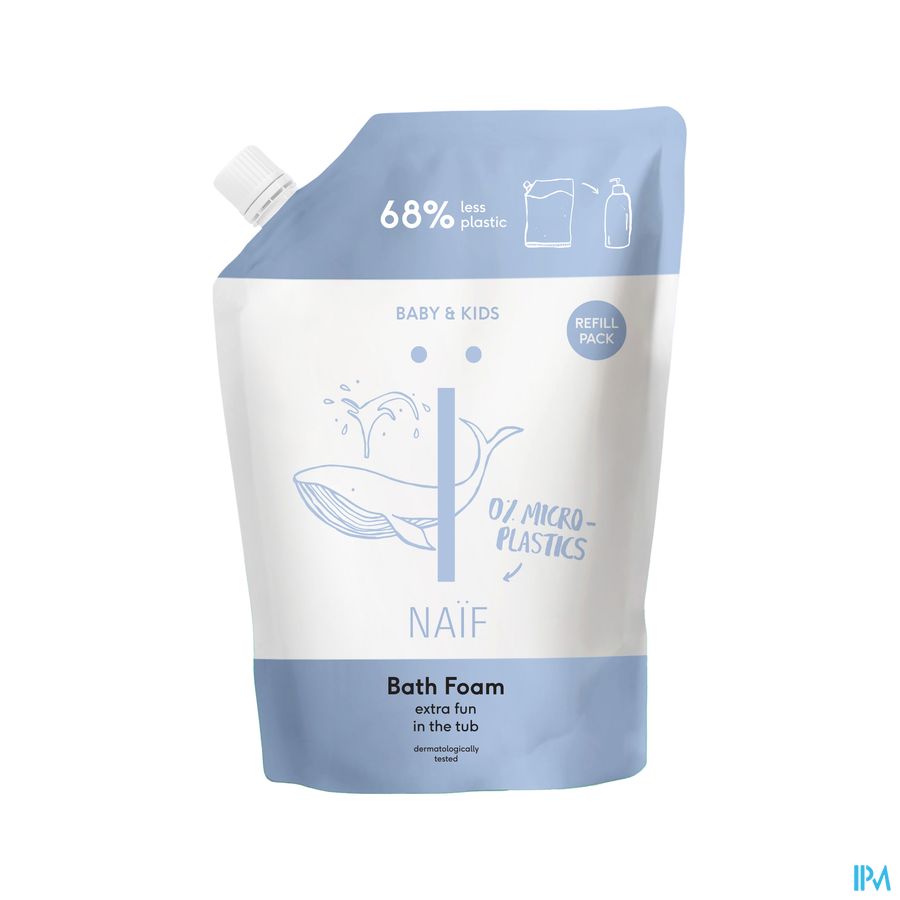 Naif Baby&kids Care Bath Foam Refill Doypack 500ml Naif Baby&kids Care Bath Foam Refill Doypack 500ml
