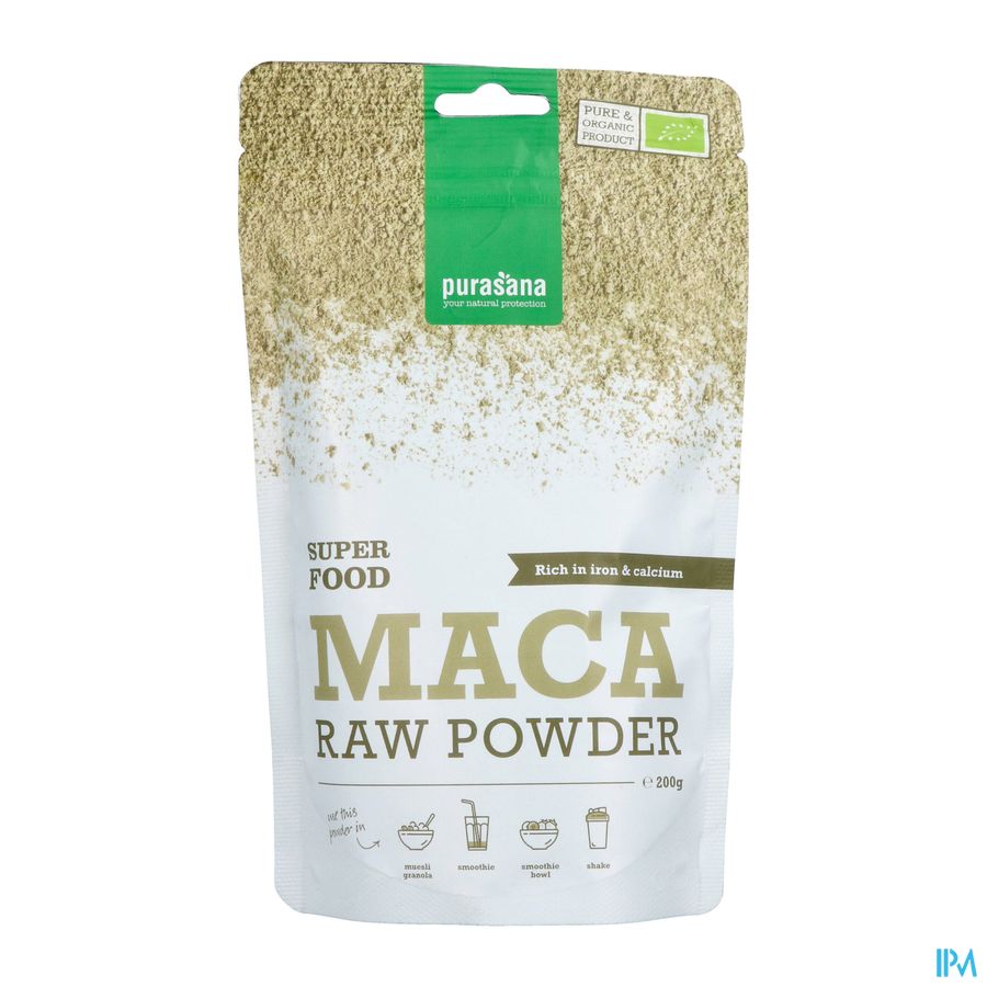 Purasana Vegan Maca Pdr 200g Be-bio-02 Purasana Vegan Maca Pdr 200g Be-bio-02