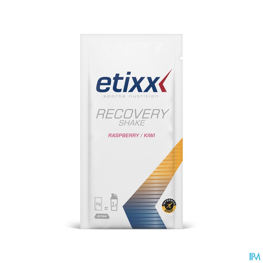 Etixx Recovery Shake Rasp/kiwi 12x50g