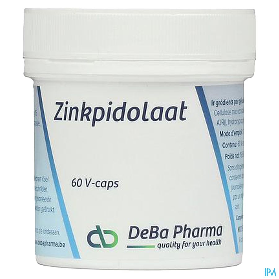 Zink Pidolaat V-caps 60x 75mg Deba 5