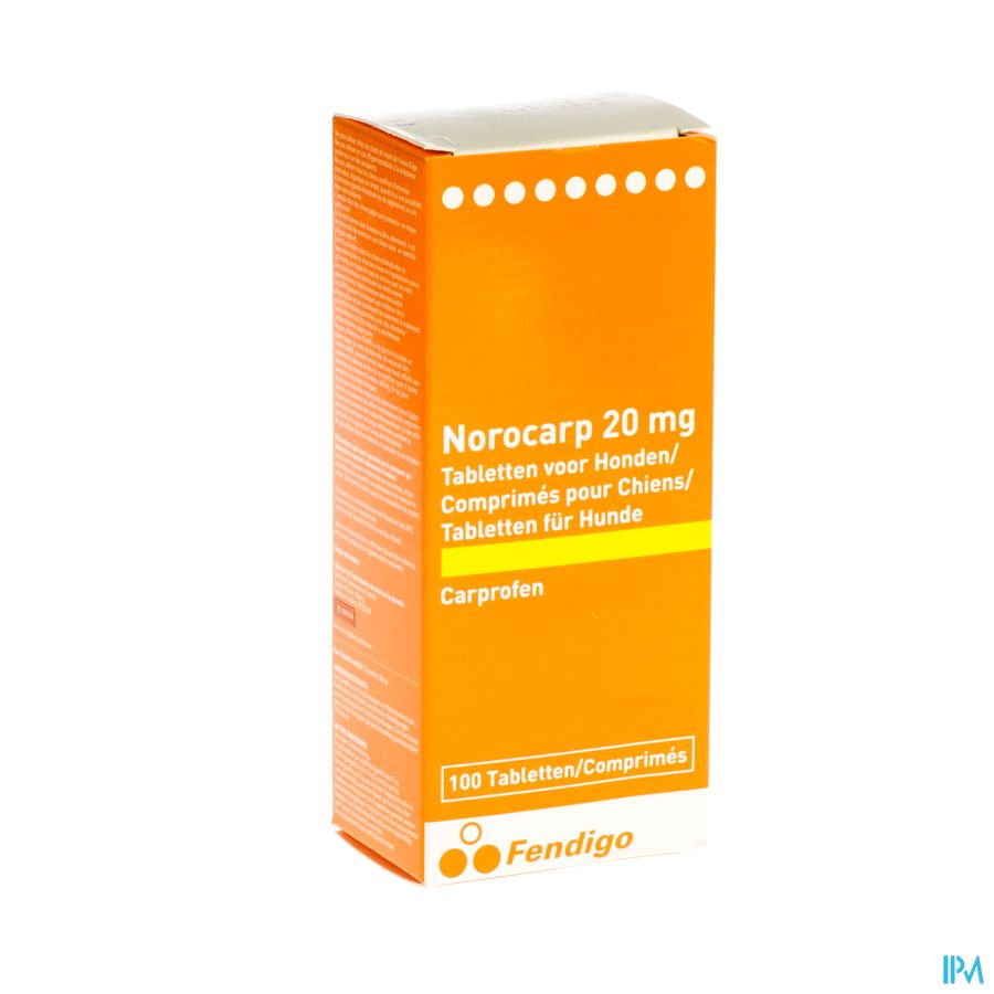 Norocarp Hond Smakelijk Tabl 100x20mg Norocarp Hond Smakelijk Tabl 100x20mg
