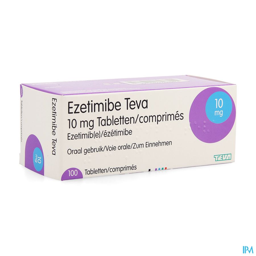 Ezetimibe Teva Generics 10mg Comp 100