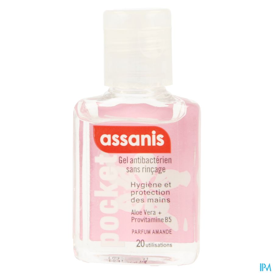 Assanis Pocket Handgel Amandel 20ml Assanis Pocket Handgel Amandel 20ml