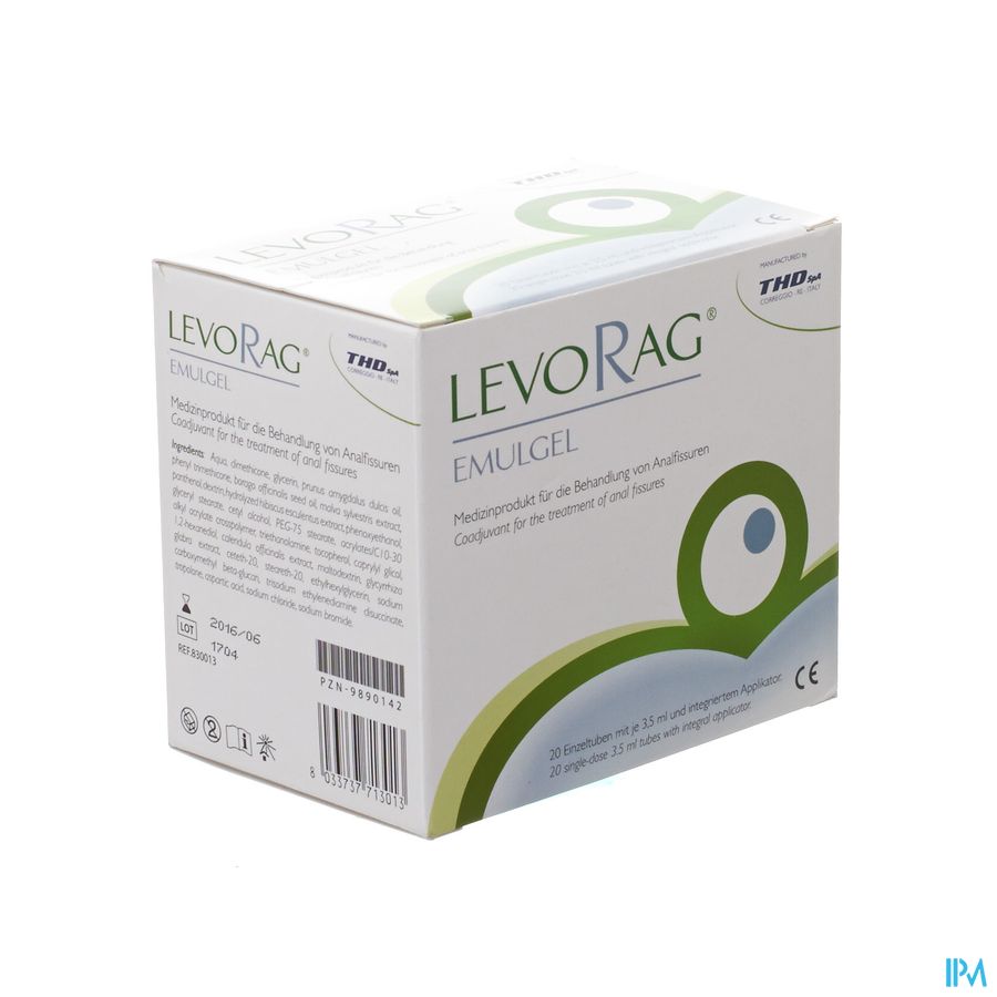 Levorag Emulgel Tube 20x3,5ml 830013 1