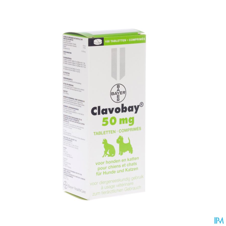 Clavobay 50mg Tabl 100