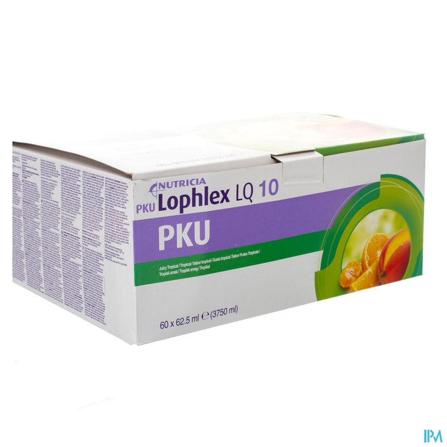 Pku Lophlex Lq 10 Juicy Tropical 60x62,5ml Pku Lophlex Lq 10 Juicy Tropical 60x62,5ml