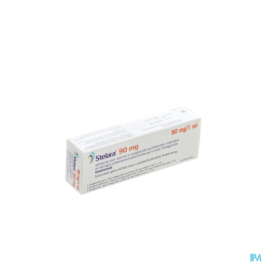 Stelara 90mg/1,0ml Opl Inj Voorgev.spuit 1 X 1,0ml Stelara 90mg/1,0ml Opl Inj Voorgev.spuit 1 X 1,0ml