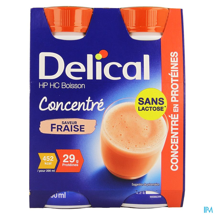 Delical Concentre Fraise 4x200ml 1