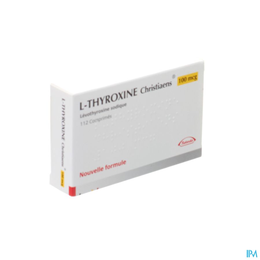 l Thyroxine Christiaens Comp 112x0,100mg l Thyroxine Christiaens Comp 112x0,100mg