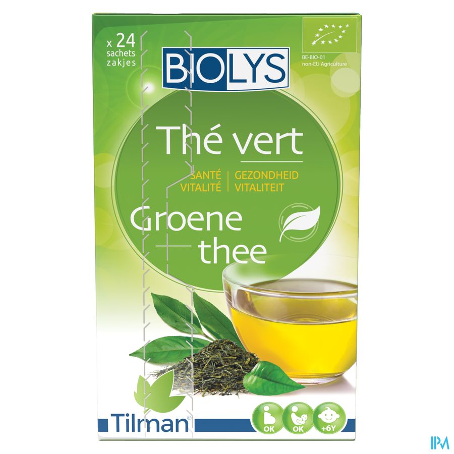 Biolys Groene Thee Sach 24 3