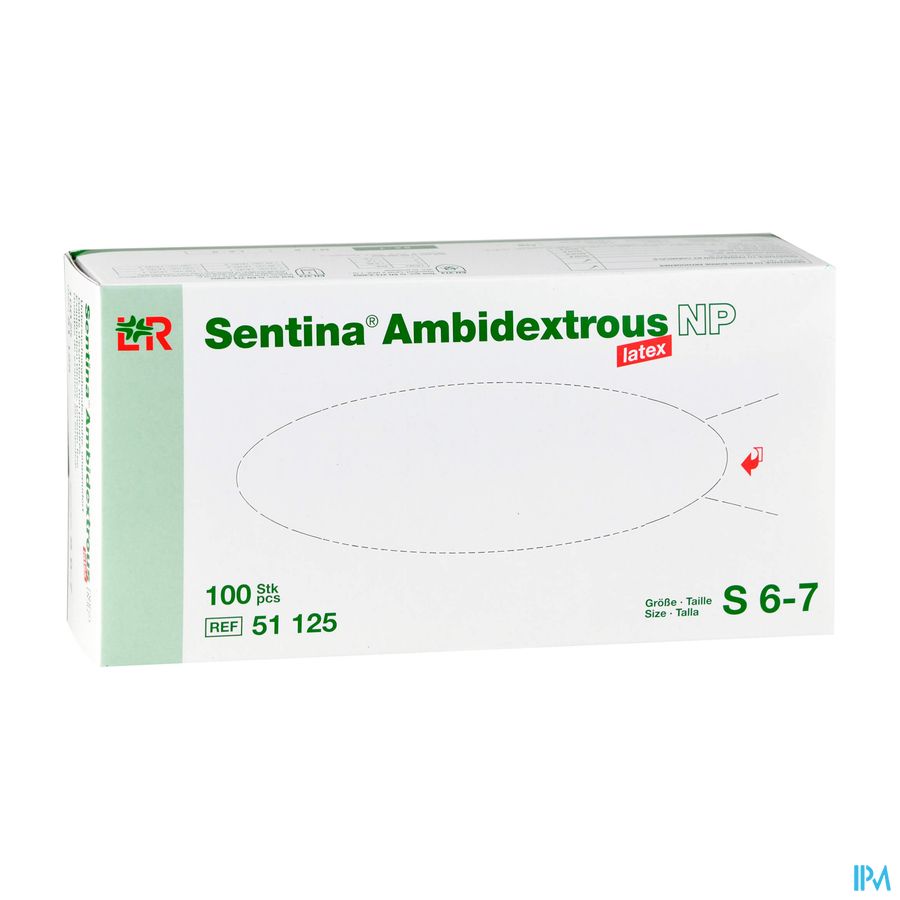 Sentina Handsch Onderzoek Ambidext.np Latex S 100