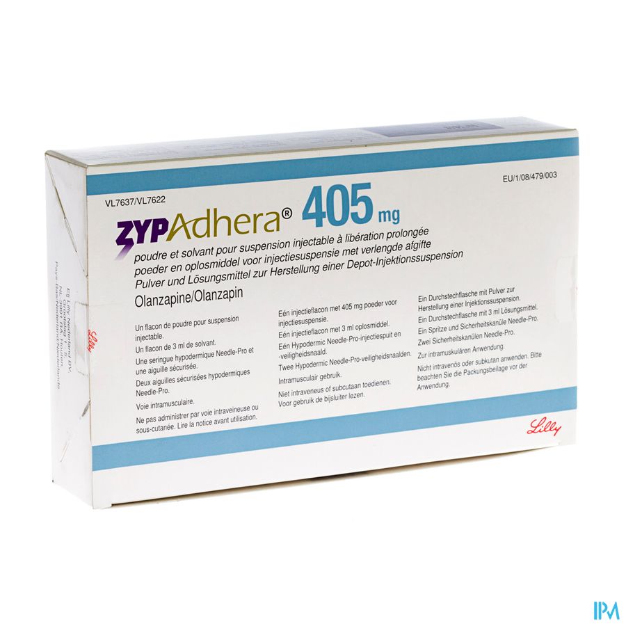 Zypadhera Poeder + Solv Inj 405mg Zypadhera Poeder + Solv Inj 405mg