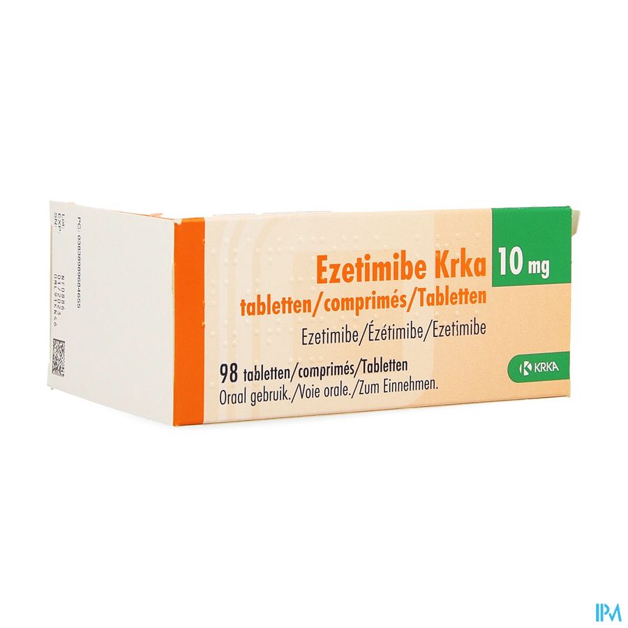Ezetimibe Krka 10mg Tabl 98 Ezetimibe Krka 10mg Tabl 98