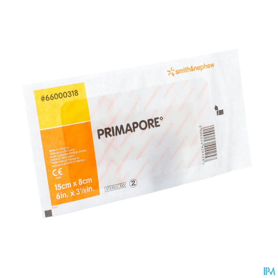 Primapore S&n Verb Post-op 15cmx 8cm 1 66000318 Primapore S&n Verb Post-op 15cmx 8cm 1 66000318