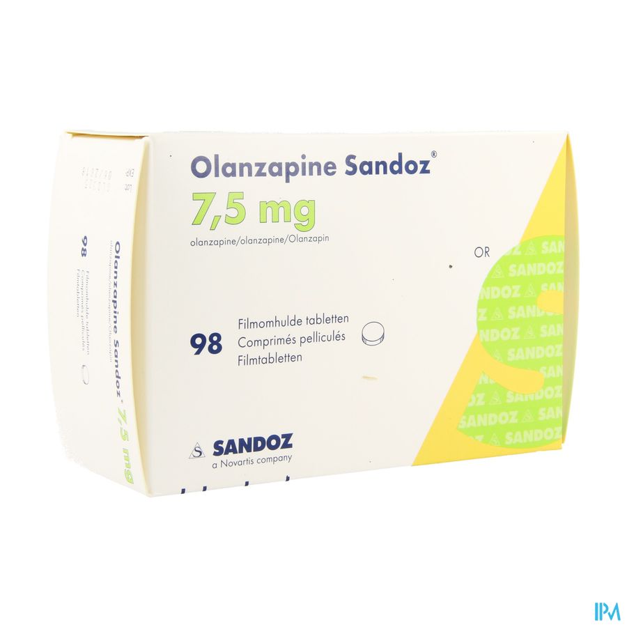 Olanzapine 7,5mg Sandoz Filmom Tabl 98