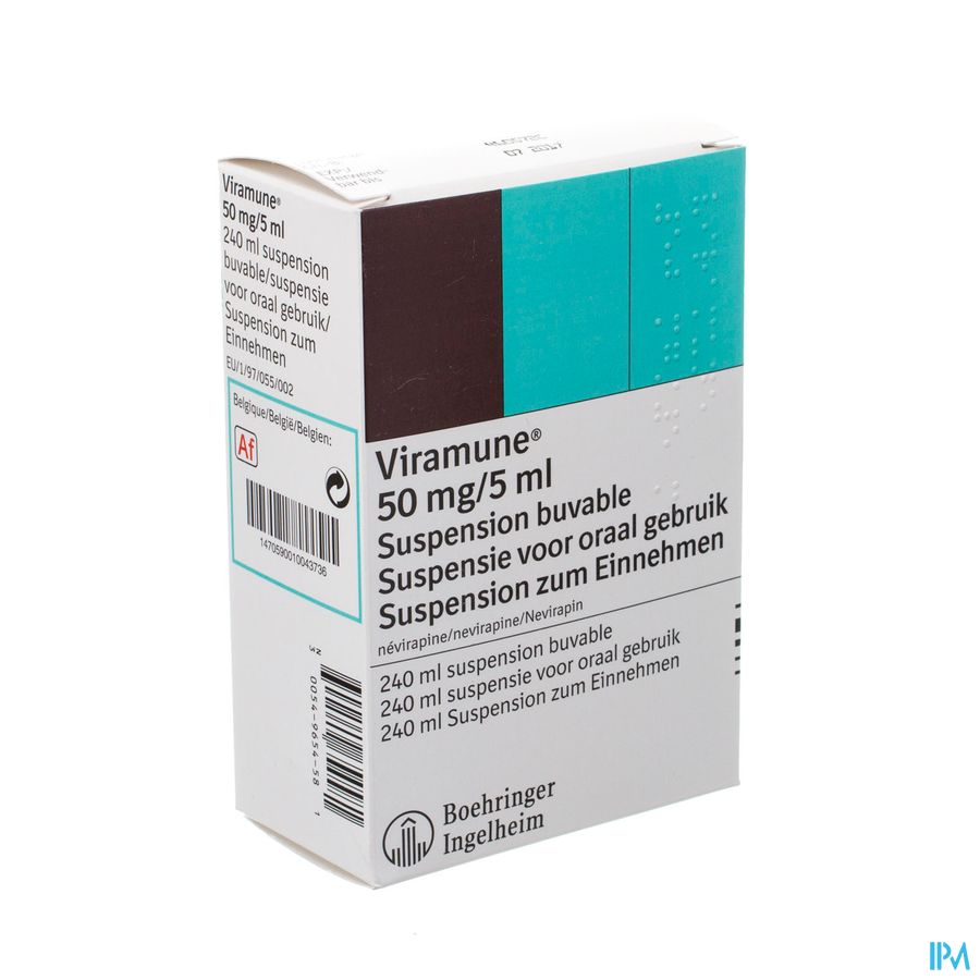 Viramune Susp Buv 240ml 50mg/5ml Viramune Susp Buv 240ml 50mg/5ml