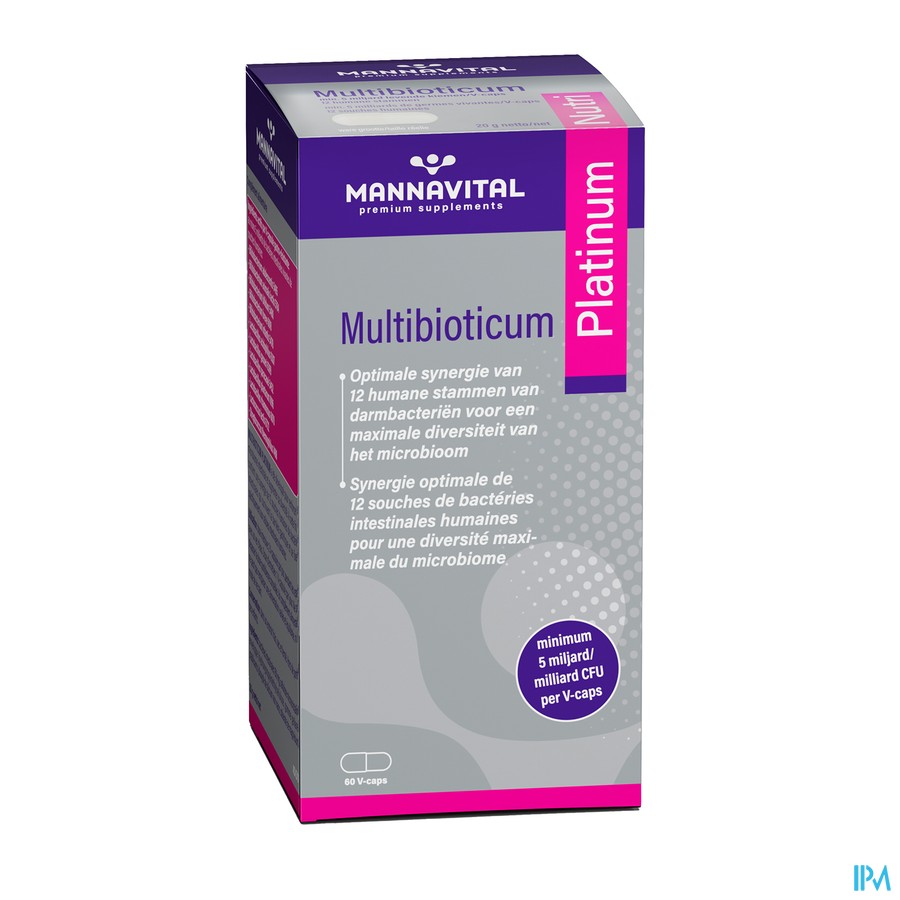 Mannavital Multibioticum Platinum V-caps 60