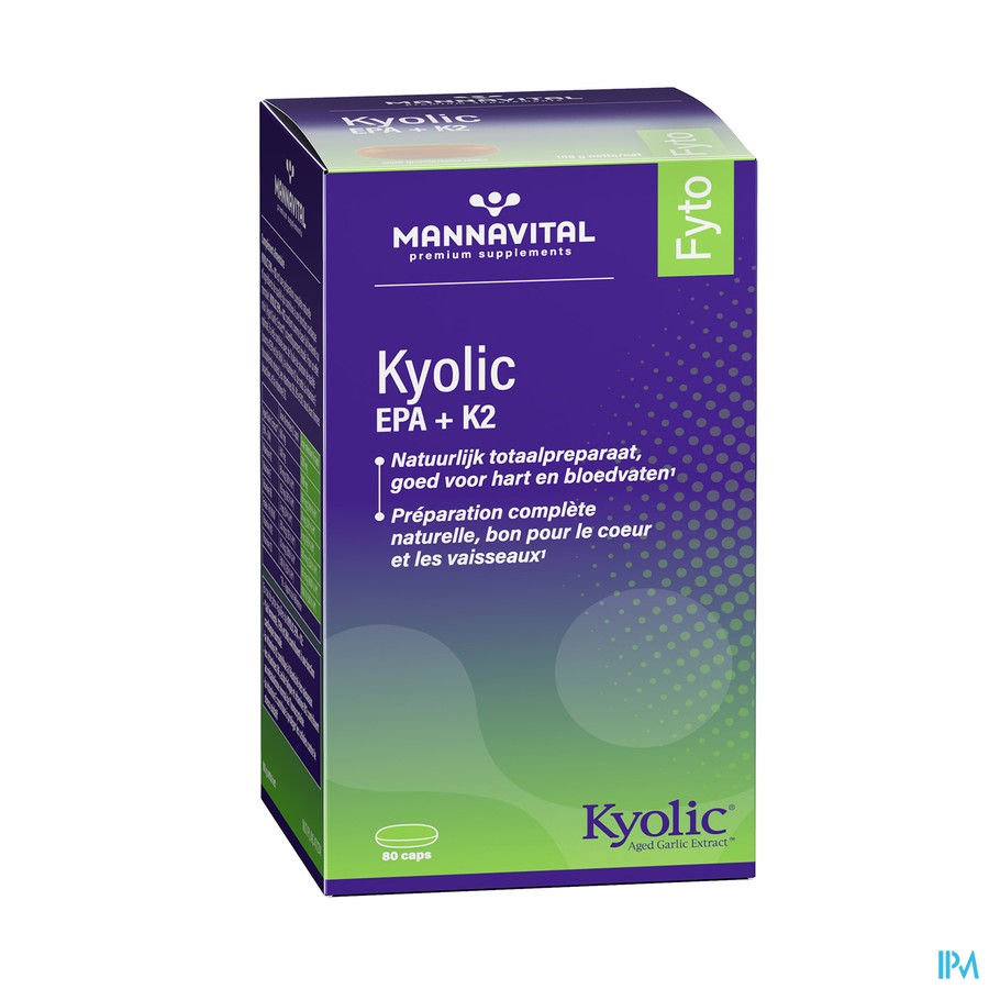 Mannavital Kyolic Epa+k2 Caps 80