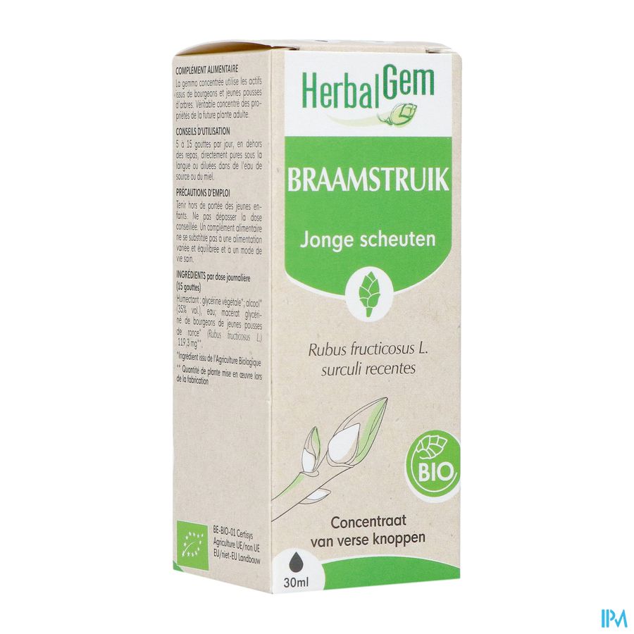 Herbalgem Braamstruik Bio 30ml Herbalgem Braamstruik Bio 30ml