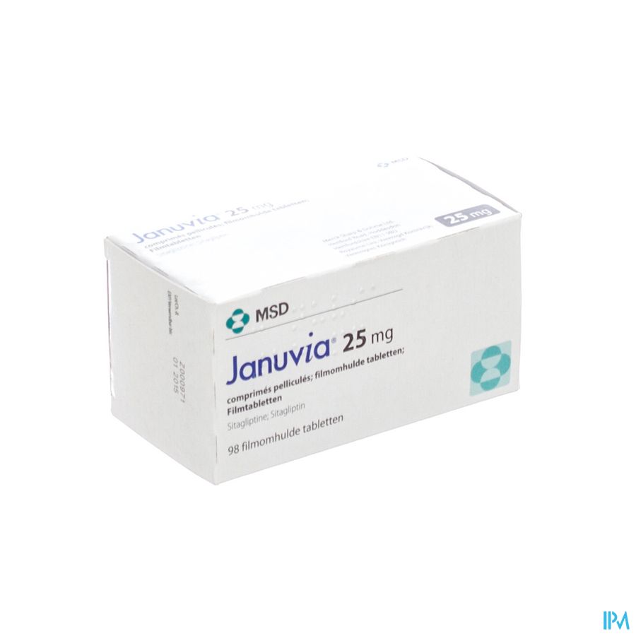 Januvia 25mg Comp Pell 98 X 25mg
