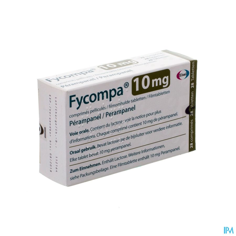 Fycompa 10mg Omhulde Tabl 28 X 10mg Fycompa 10mg Omhulde Tabl 28 X 10mg