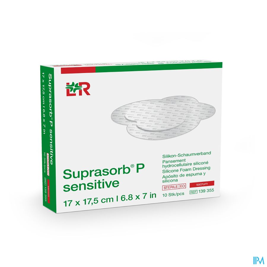 Suprasorb P Sensitive Sacrum 17,5x17,5cm 10 139355