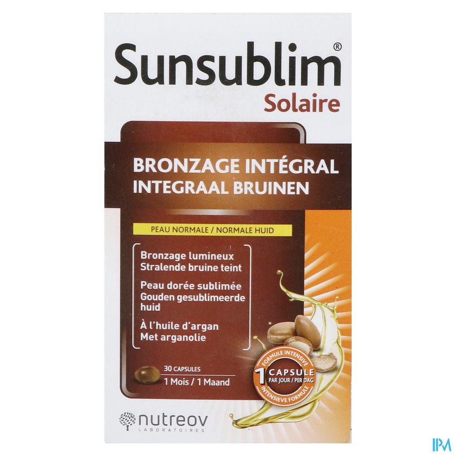 Sunsublim Integraal Bruinen Caps 30 3