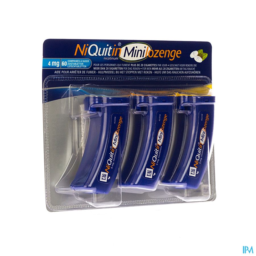 Niquitin 4,0mg Minilozenge Comp A Sucer 60