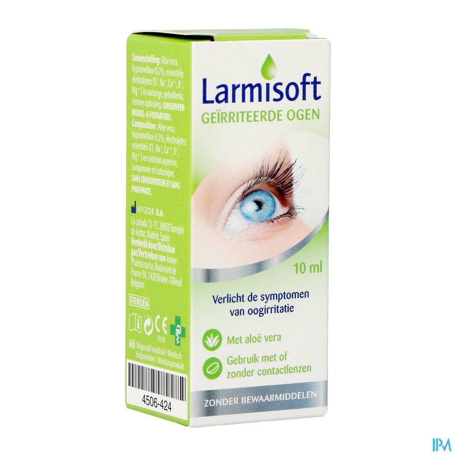 Larmisoft Geirriteerde Ogen 10ml Larmisoft Geirriteerde Ogen 10ml