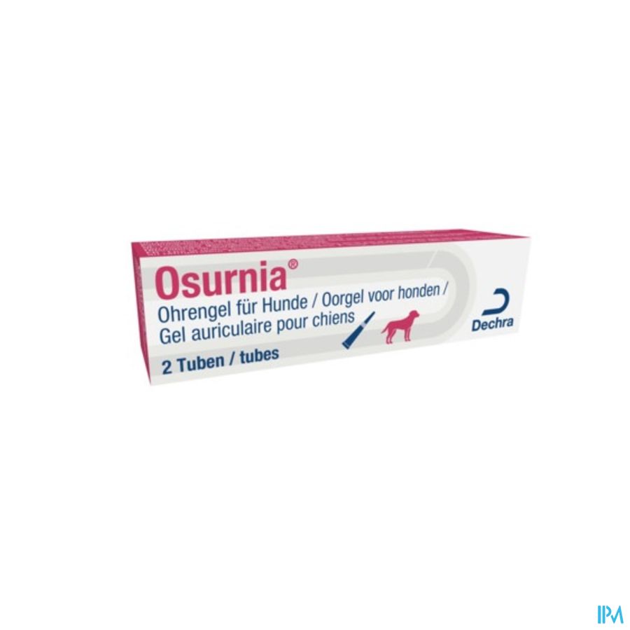 Osurnia Oorgel Hond Tube 2x1,2g Osurnia Oorgel Hond Tube 2x1,2g