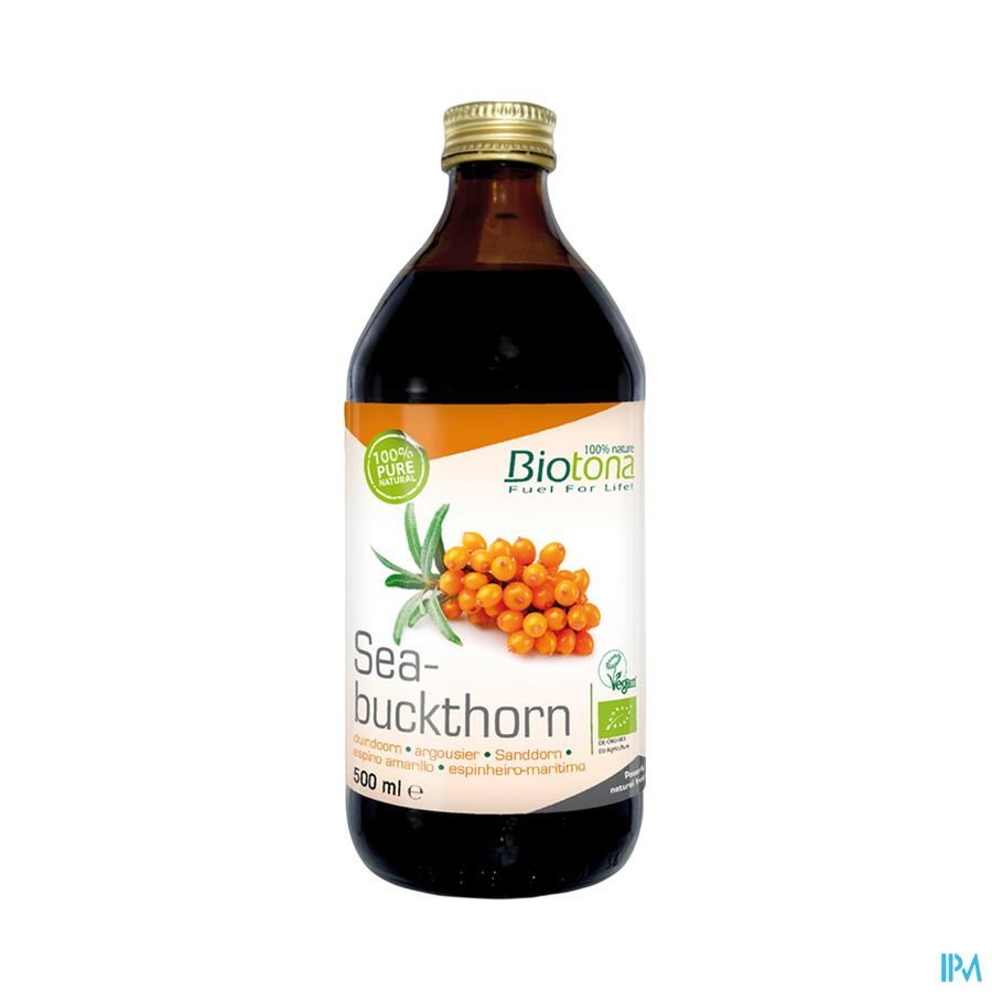 Biotona Duindoornsap Sap Fl 500ml Biotona Duindoornsap Sap Fl 500ml