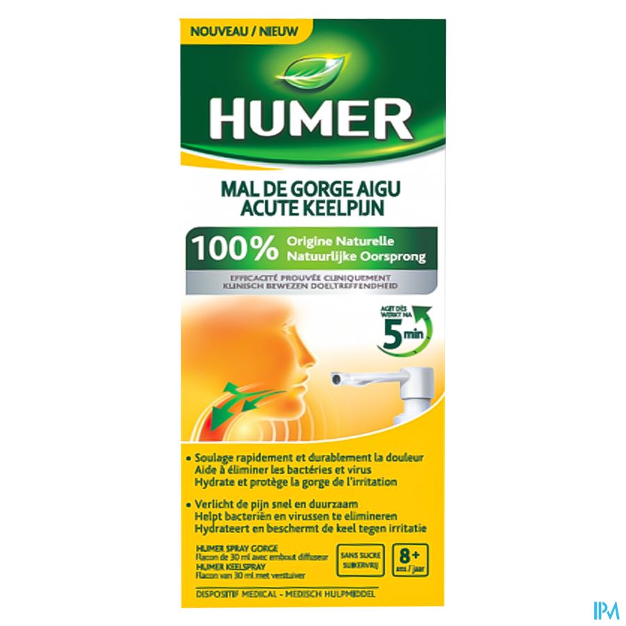 Humer Pharyngite Spray Gorge 30ml 1