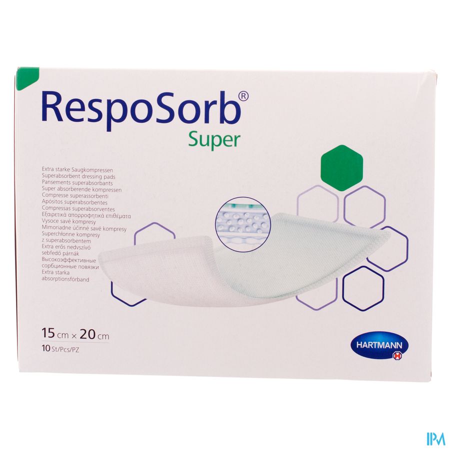 Resposorb Super 15x20cm 10 P/s 4